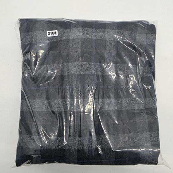 Eddie Bauer Shacket Men's XLT Grey Plaid Button Up Shirt Jacket Flannel Cotton - Picture 7 of 7